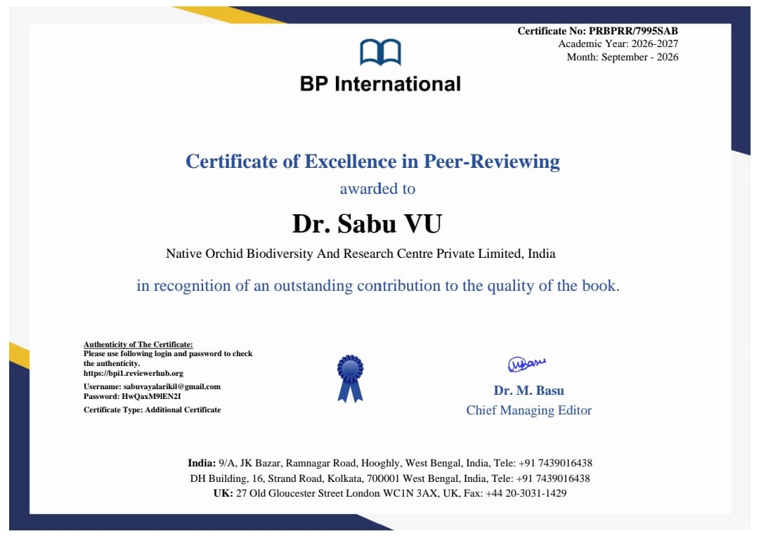 Certificate of Excellence in Peer-Reviewing