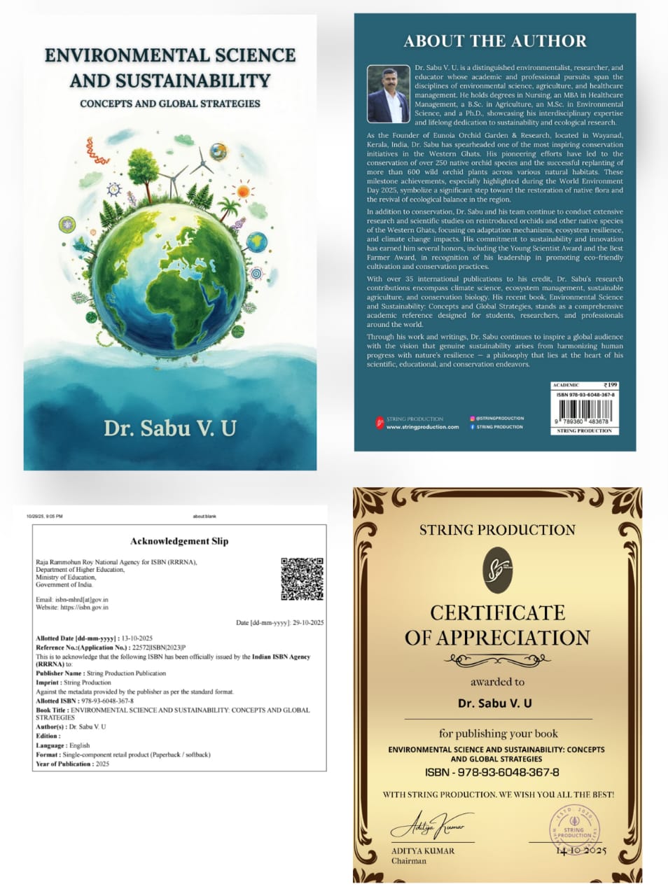 Environmental Science & Sustainability: Concepts and Global Strategies” ISBN: 978-93-6048-367-8